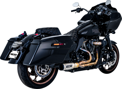 VANCE & HINES VO2 Falcon Air Intake Kit in stainless steel for motorcycle, featuring polished finish and airflow components.