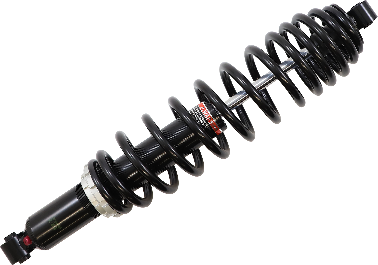 Moose Offroad rear heavy-duty gas shock for Polaris UTV, showing the durable shock absorber with mounting hardware.