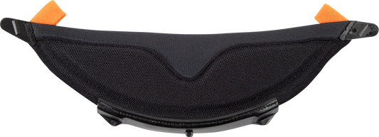 Arai Helmets Pro Breath Mask 08-2370, full coverage breath guard for motorcycle helmets, shown attached on a helmet.