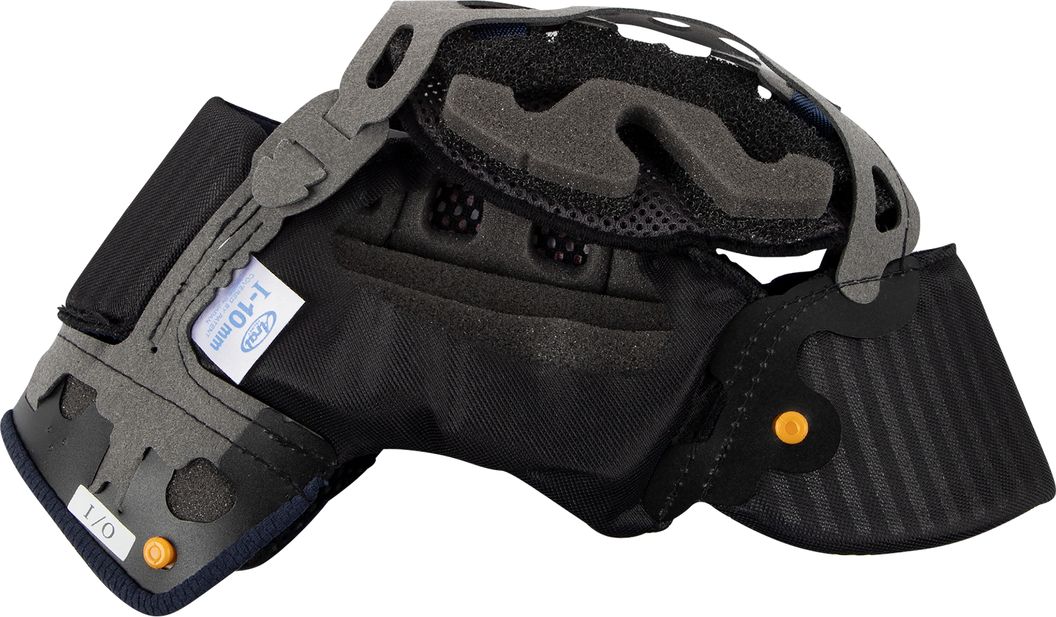 Interior pad for ARAI Corsair-X, Signet-X, and Defiant-X helmets, EP I 10mm, with soft cushioning and secure fit.