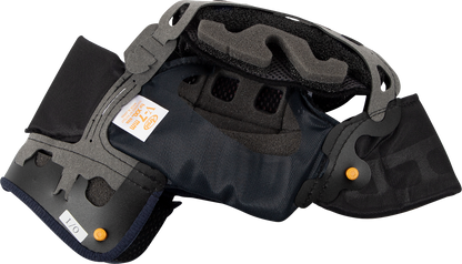 Interior pad for ARAI Helmets Corsair-X, Signet-X, and Defiant-X, EP V 7 mm, part number 07-5695, showing foam and fabric layers.