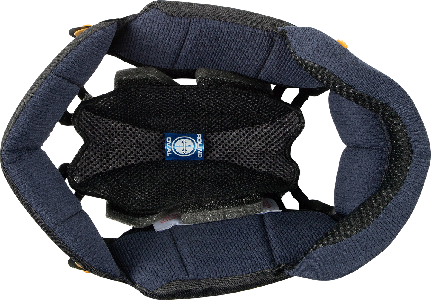 ARAi HELMETS Quantum-X interior pad EP II, 7mm thickness, close-up view showing foam padding for helmet comfort and fit.