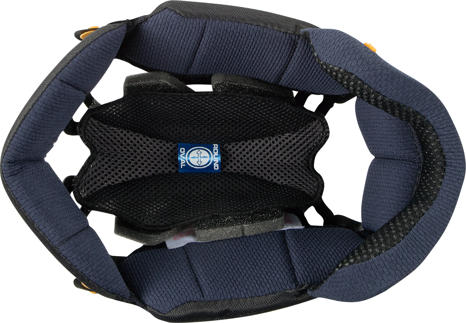 ARAi HELMETS Quantum-X interior pad EP II, 7mm thickness, close-up view showing foam padding for helmet comfort and fit.