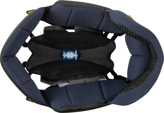 ARAi HELMETS Quantum-X interior pad EP II, 7mm thickness, close-up view showing foam padding for helmet comfort and fit.