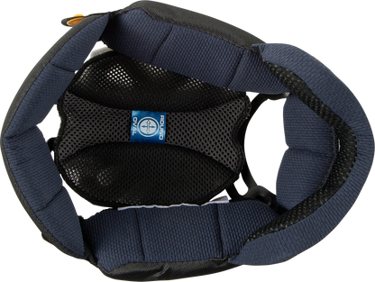 ARAi Helmets Quantum-X interior pad EP II, 10mm thickness, showing soft foam padding for helmet comfort and fit.