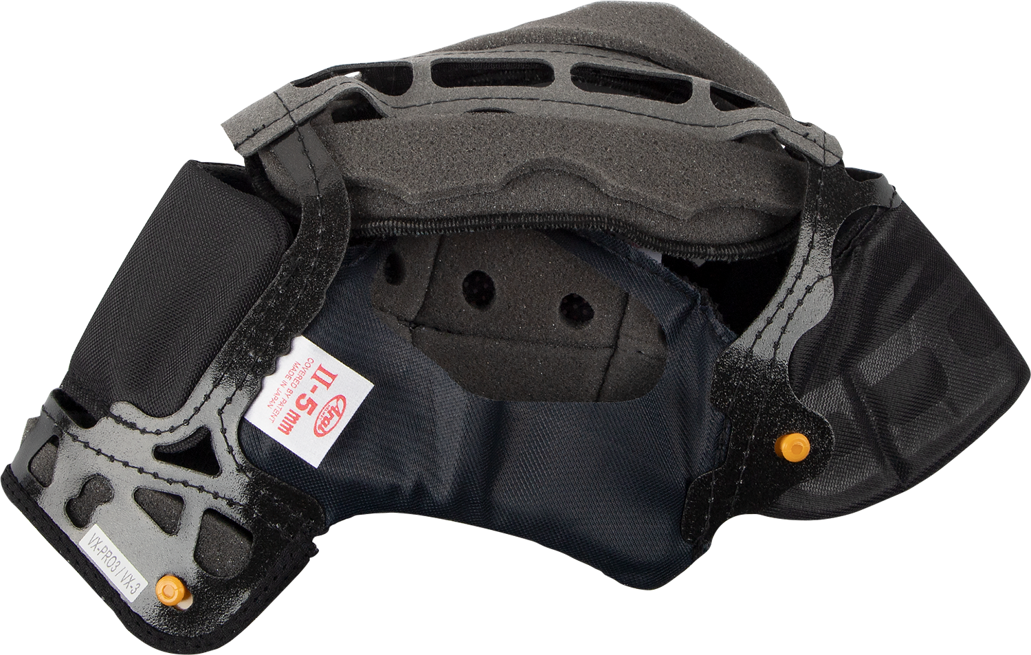 ARAi Helmets XD-4, VX-Pro3, VX-Pro4 interior pad replacement liner showing close-up of helmet interior padding.