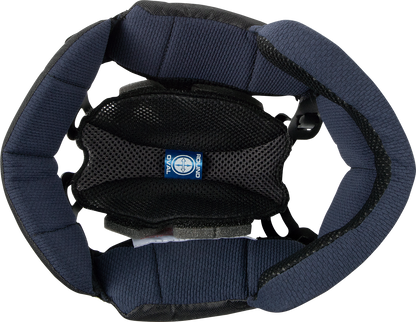 ARAi HELMETS Quantum-X interior pad EP V 10mm, showing the soft foam padding inside the helmet for comfort and fit.