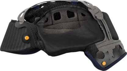 ARAi HELMETS Quantum-X interior pad EP II, 7mm thickness, close-up view of helmet interior padding for comfort and fit.