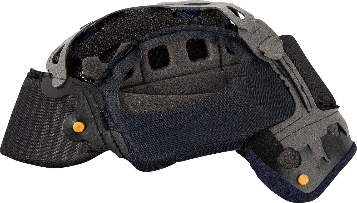 ARAÏ helmets Corsair-X, Signet-X, and Defiant-X interior pad EP II 7mm, black foam padding with branding details visible