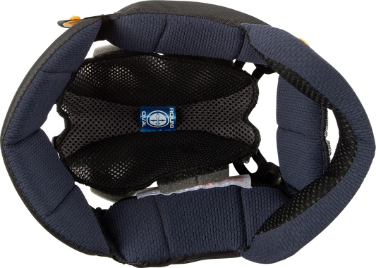 ARAI Helmets Quantum-X interior pad with 10mm thickness, part number 07-5812, showing the breathable and cushioned interior padding.
