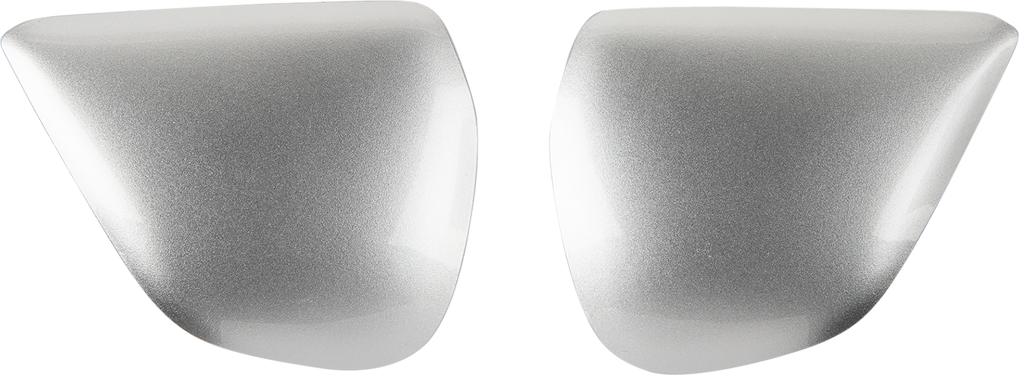 Aluminum silver ARAI Helmets VAS Holder/Pod set with Part #02-5431, designed for motorcycle helmet accessories.