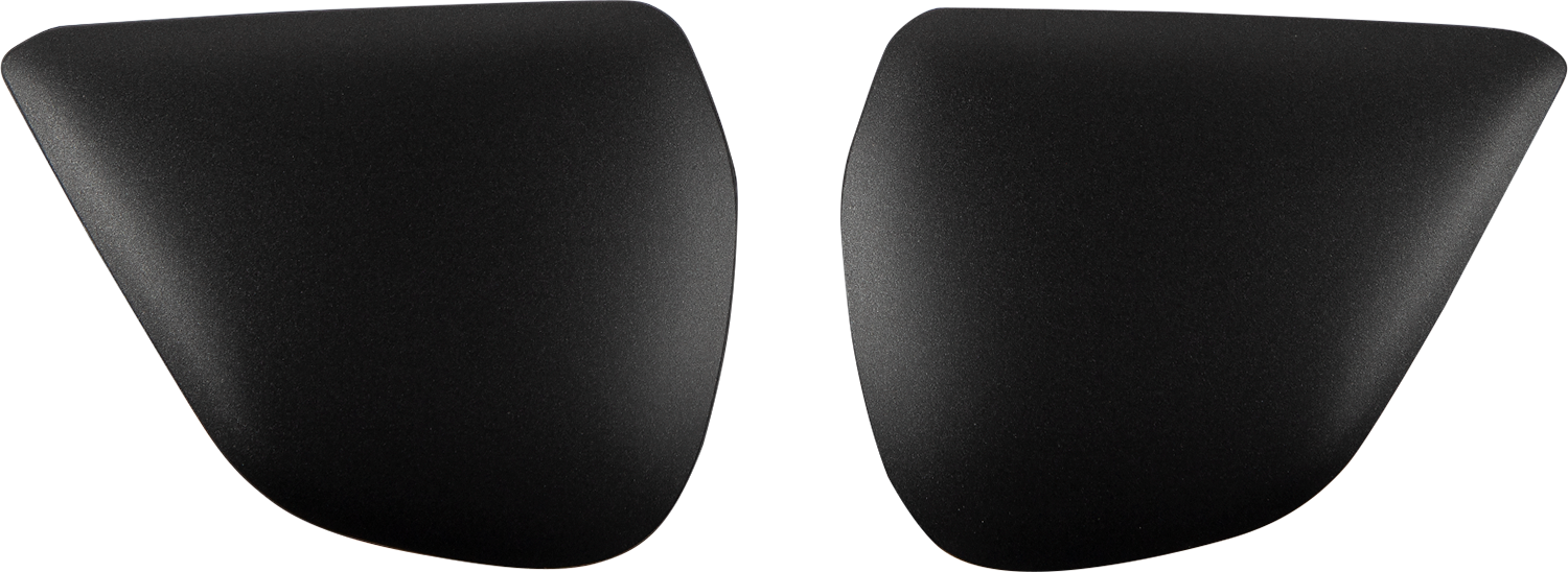 Arai Helmets VAS Holder/Pod Set in Black Frost, designed for secure attachment and sleek appearance on motorcycle helmets.