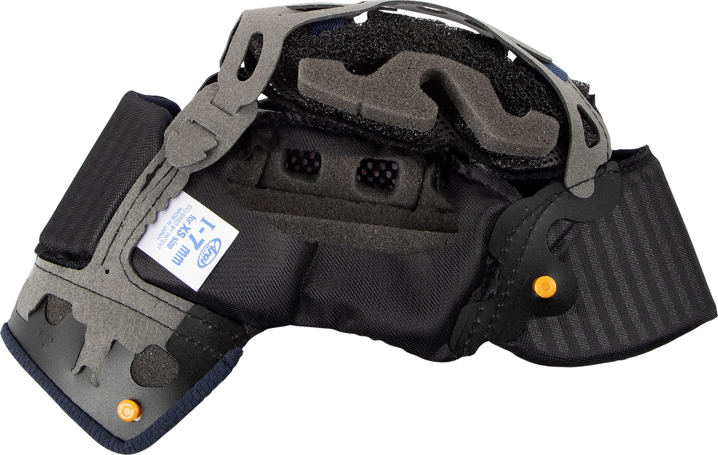 Interior pad for ARAI Helmets Quantum-X, EP I, 7 mm thickness, part number 07-5813, shown in close-up view