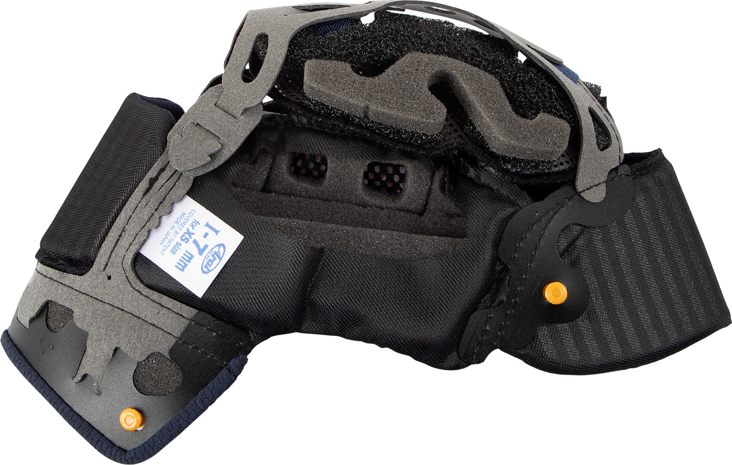 Interior pad for ARAI Helmets Quantum-X, EP I, 7 mm thickness, part number 07-5813, shown in close-up view