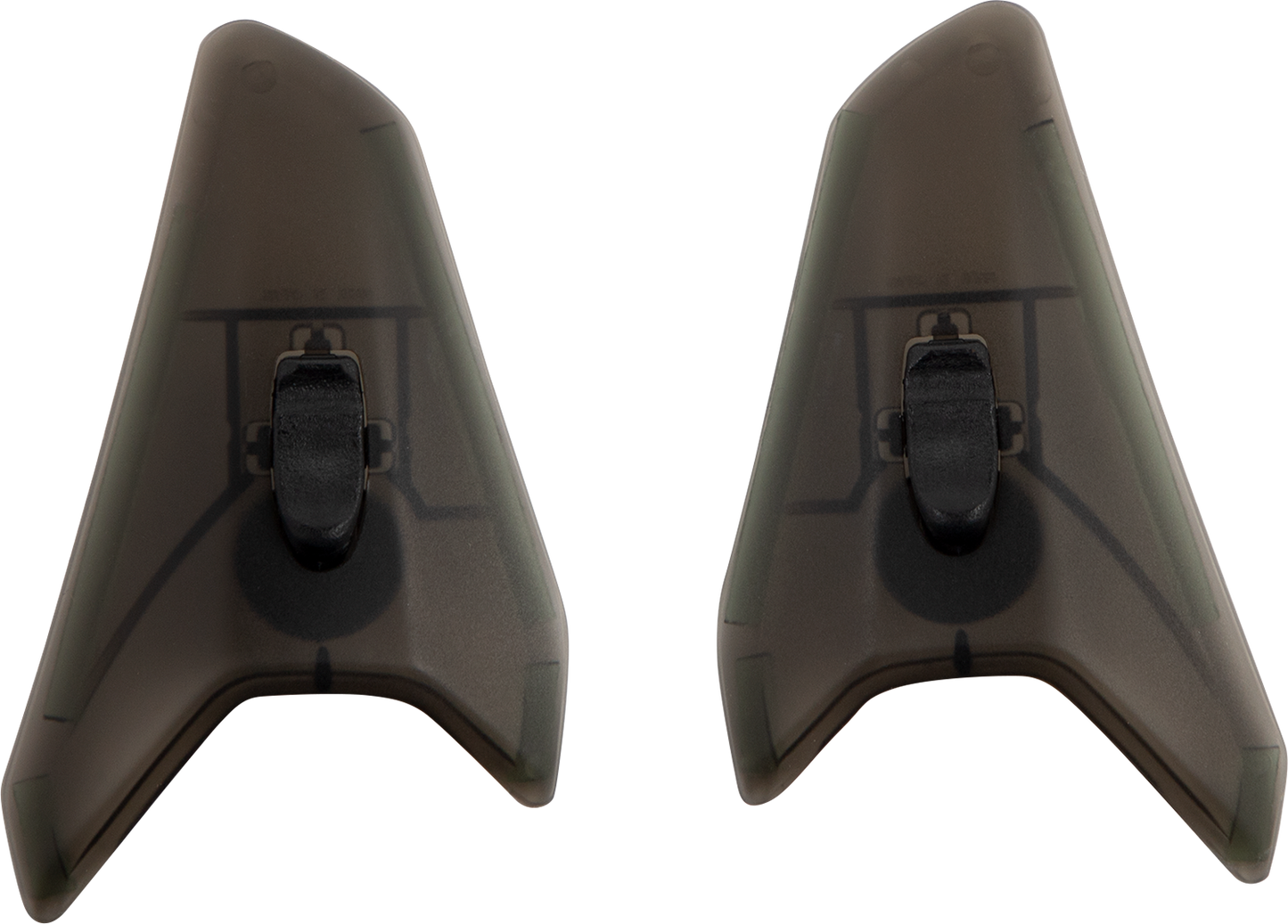 ARAII HELMETS TDF-3 Duct Set in Tint Frost with part number 10-4992, featuring aerodynamic design and clear frosted finish.