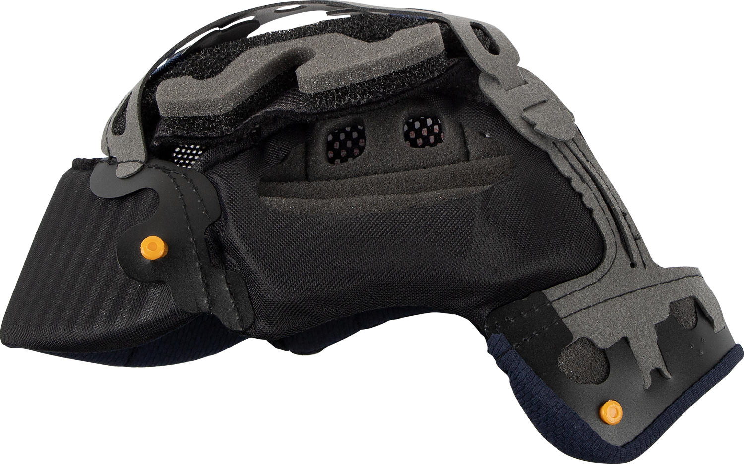 ARAÏ Helmets Quantum-X interior pad EP I, 10mm thickness, showing foam padding and helmet lining for comfort and fit.