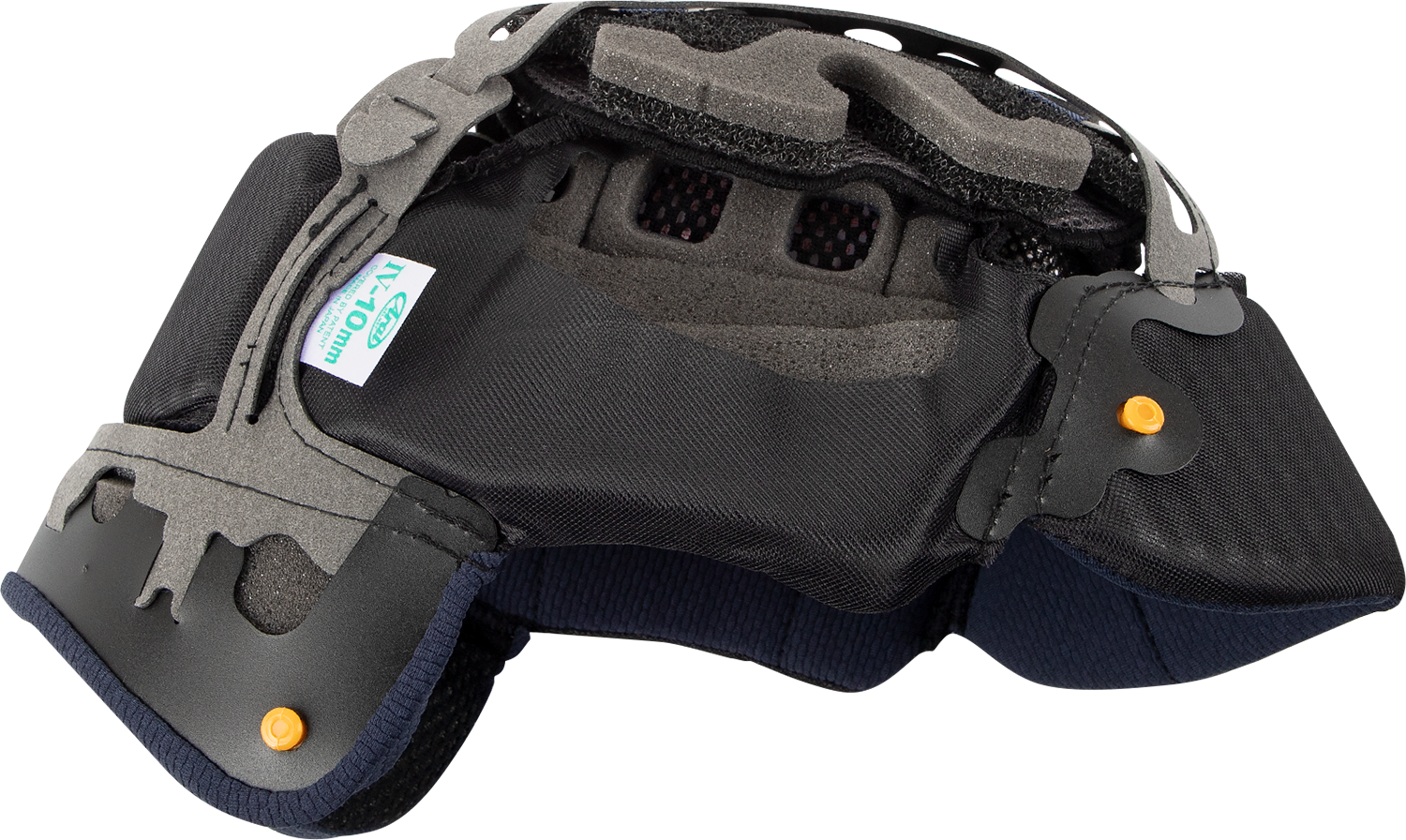 ARAÍ HELMETS Quantum-X interior pad EP IV with 10mm thickness, showing close-up of foam padding and part number 07-5823