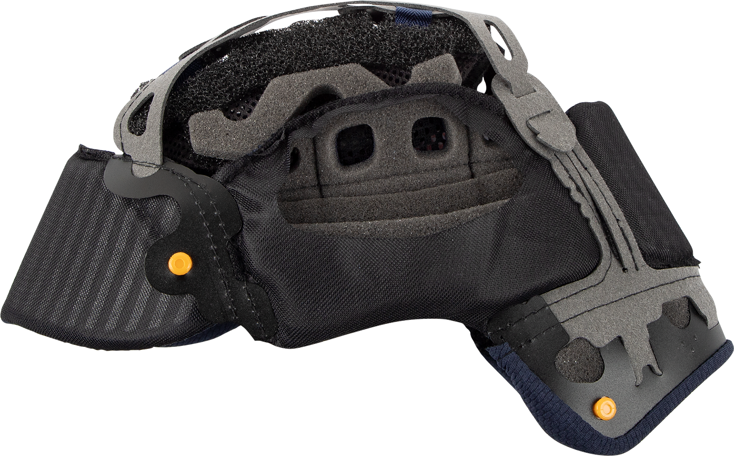 ARAÍ Helmets Quantum-X interior padding, 7mm EP I, showing the soft foam pad designed for helmet comfort and fit.