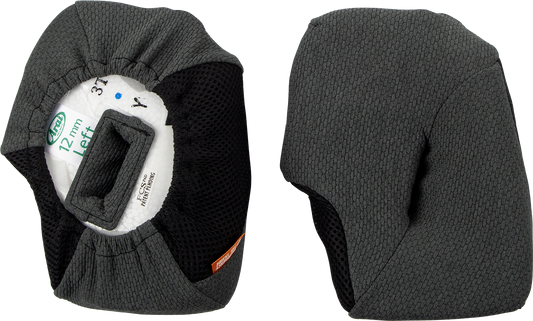 ARAÏ Helmets XD-4 cheek pads with FCS® system, 12mm, designed for motorcycle helmet comfort and fit.
