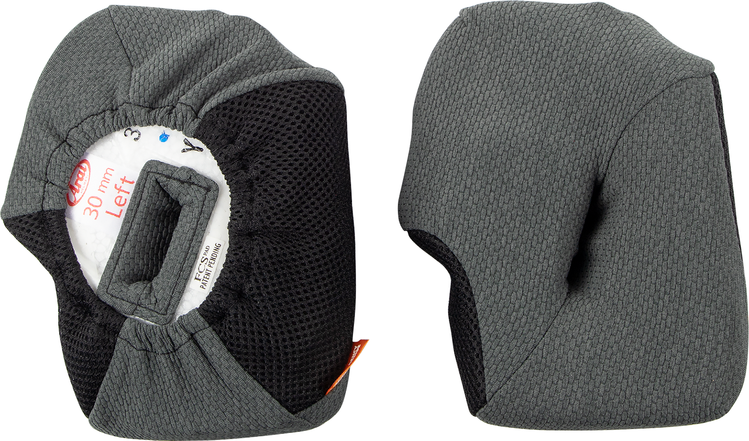 ARAI Helmets XD-4 cheek pads with FCS® 30 mm, replacement padding for ARAI motorcycle helmets, shown in the image.
