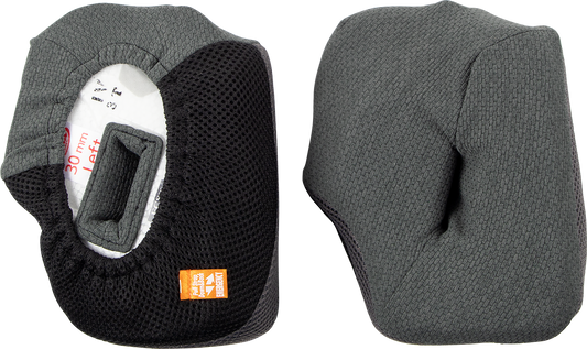 Gray ARAI Helmets VX-Pro4 cheek pads, 30mm thickness, part number 05-5419, designed for helmet comfort and fit.