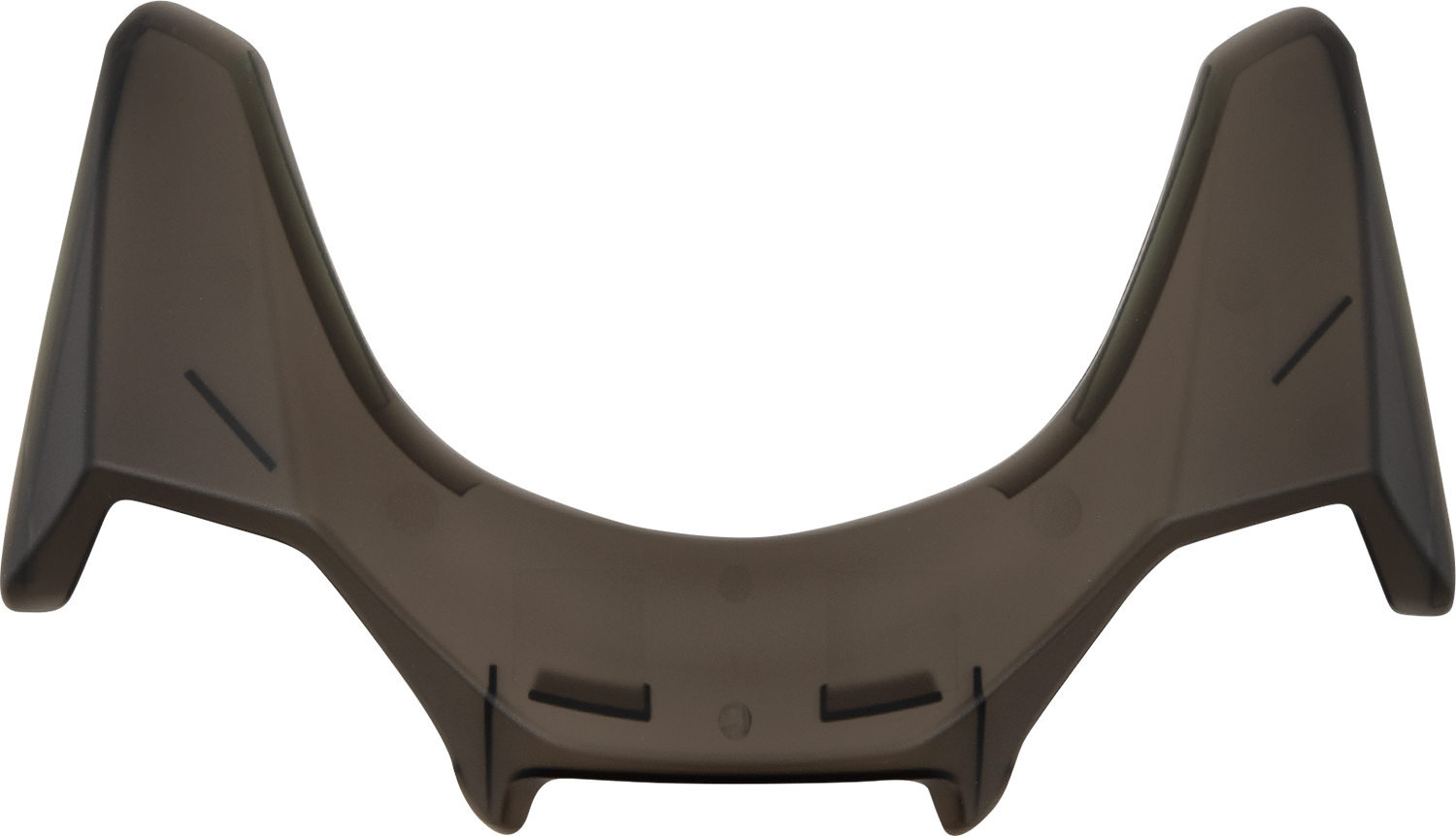 Arai Helmets QVR Duct Top Rear Vent in Tint Frost, motorcycle helmet accessory with vent opening and frost-tinted finish.