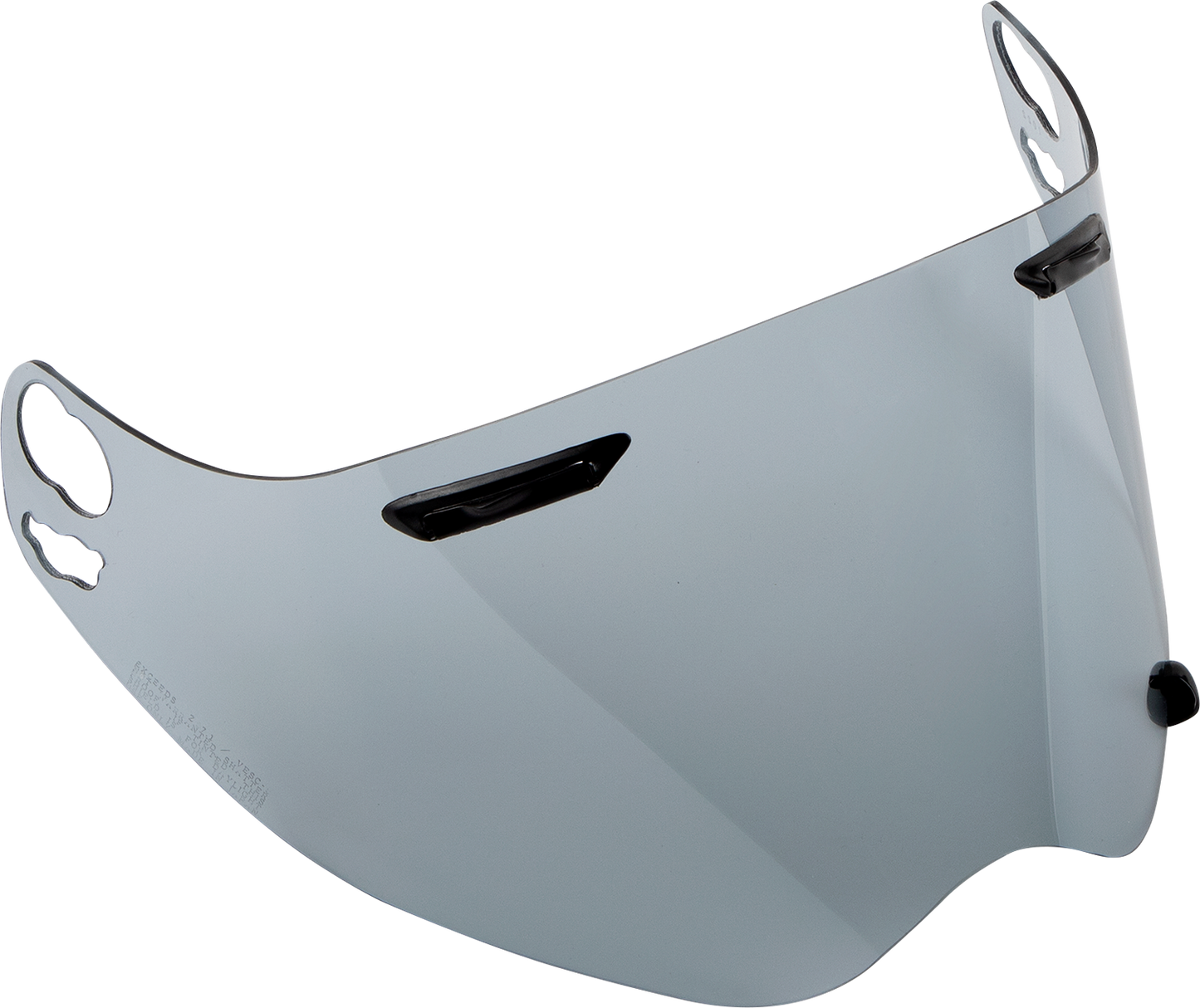 ARAÍ Helmets XD-4 Vented Shield with Light Tint showing clear, curved motorcycle helmet shield with vent openings and tint.