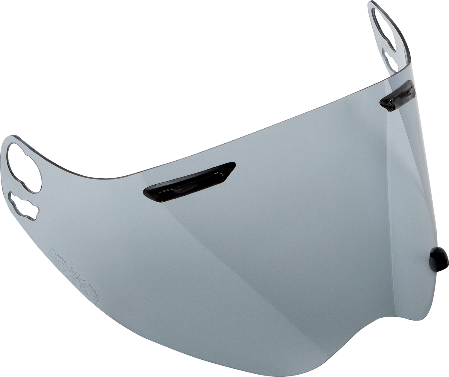 ARAÍ Helmets XD-4 Vented Shield with Light Tint showing clear, curved motorcycle helmet shield with vent openings and tint.