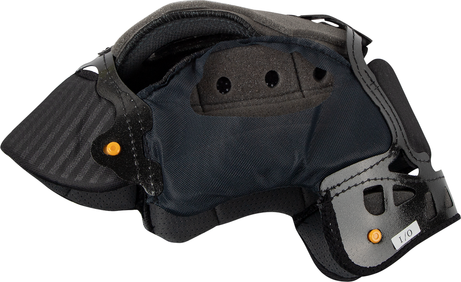 ARAÏ HELMETS XD-4, VX-Pro3, VX-Pro4 interior pad with 10 mm thickness, part number 07-5573, close-up view of padding.