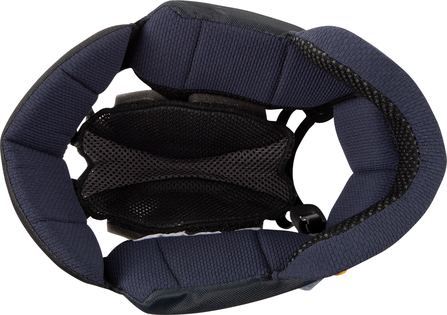 Arai Helmets Corsair-X, Signet-X & Defiant-X replacement interior pad EP III 10mm installed inside helmet for comfort.