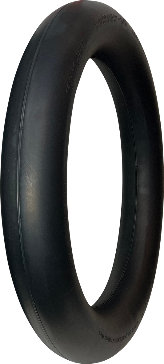 Dunlop 19-inch mousse tube for off-road competition tires, durable rubber construction with brand logo visible.