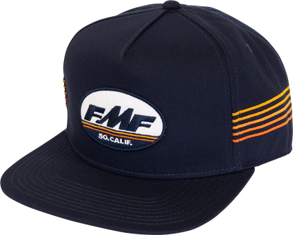 FMF Verve Navy Hat with Embroidered Patch and Panel Design