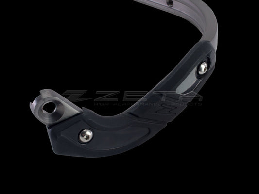 ZETA Armor Handguard Shield ZE71-8911 for off-road and trail riding, featuring durable protection and a rugged design.