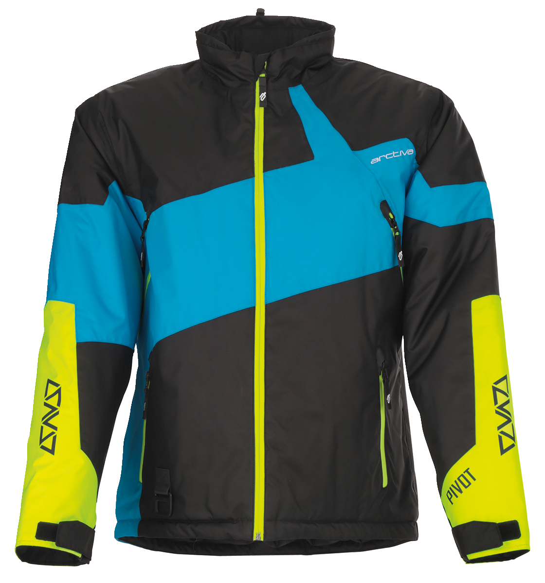 ARCTIVA Pivot 6 Jacket 3XL Black/Blue/Hi-Vis - Insulated Waterproof Winter Coat