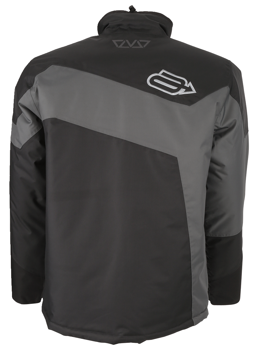 ARCTIVA Pivot 6 jacket in gray and black, small size, insulated waterproof outerwear with fleece-lined details.