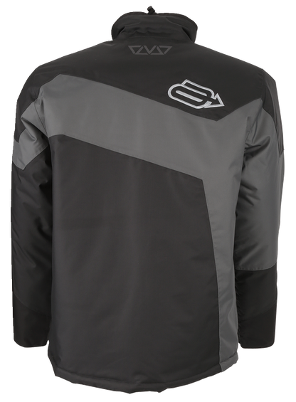 ARCTIVA Pivot 6 jacket in gray and black, small size, insulated waterproof outerwear with fleece-lined details.