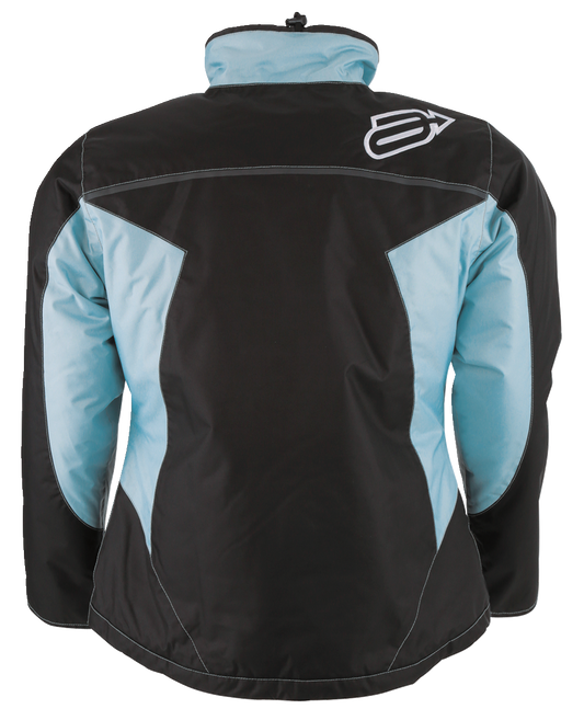 ARCTIVA Women's Pivot 6 Jacket - Waterproof Insulated Shell with Fleece Lined Collar and Multiple Pockets - Black/Blue/Gray, XS 3121-0820