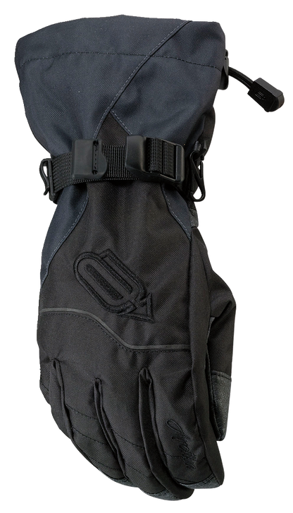 Black ARCTIVA Women's Pivot Classic Gloves with adjustable wrist strap and textured palm for enhanced grip.