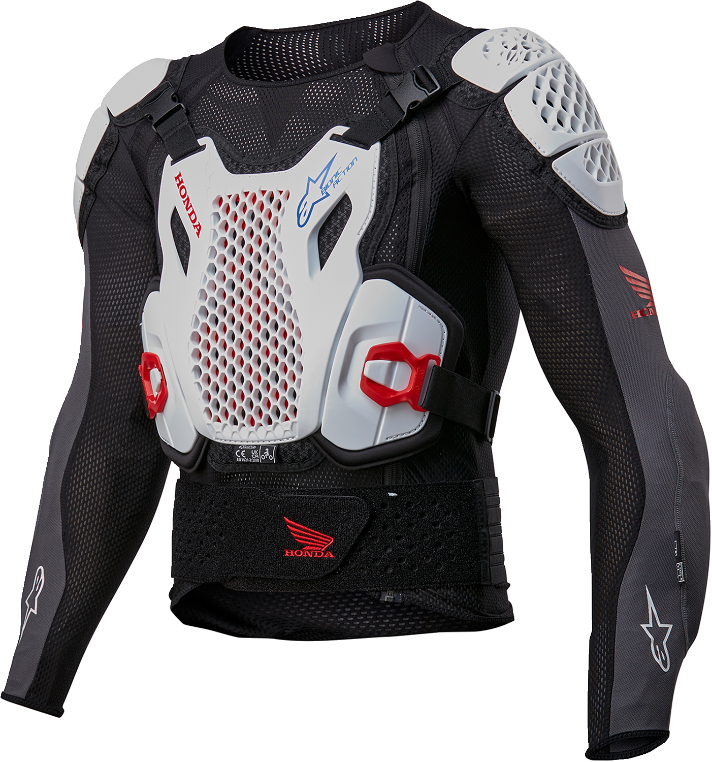 ALPINESTARS, Alpinestars Honda Bionic Plus v2 Protection Jacket XL - Enhanced Ventilation and Mobility