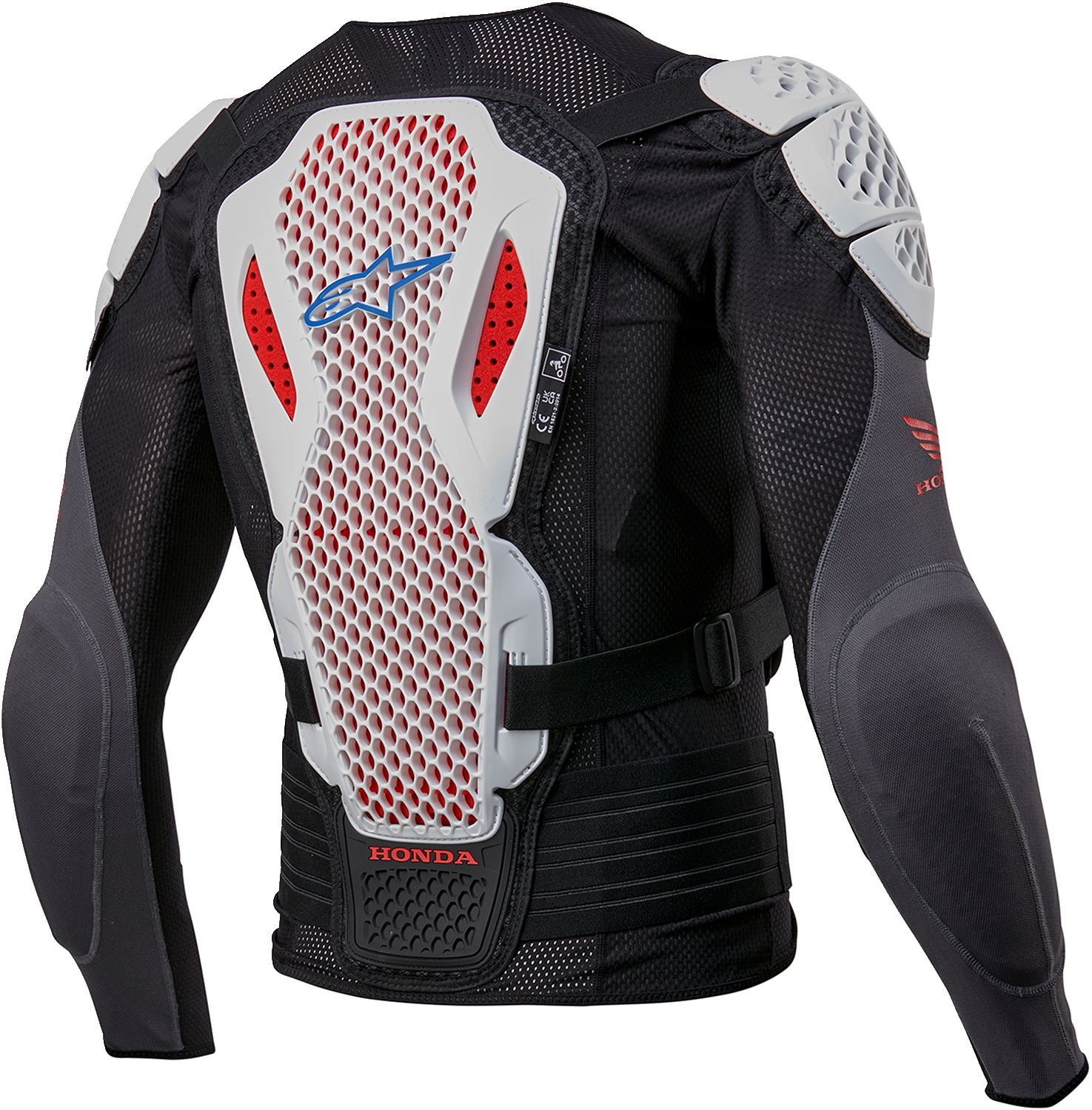 ALPINESTARS, Alpinestars Honda Bionic Plus v2 Protection Jacket - Medium - Black/White/Blue/Bright Red, Part 6506023-1272-M