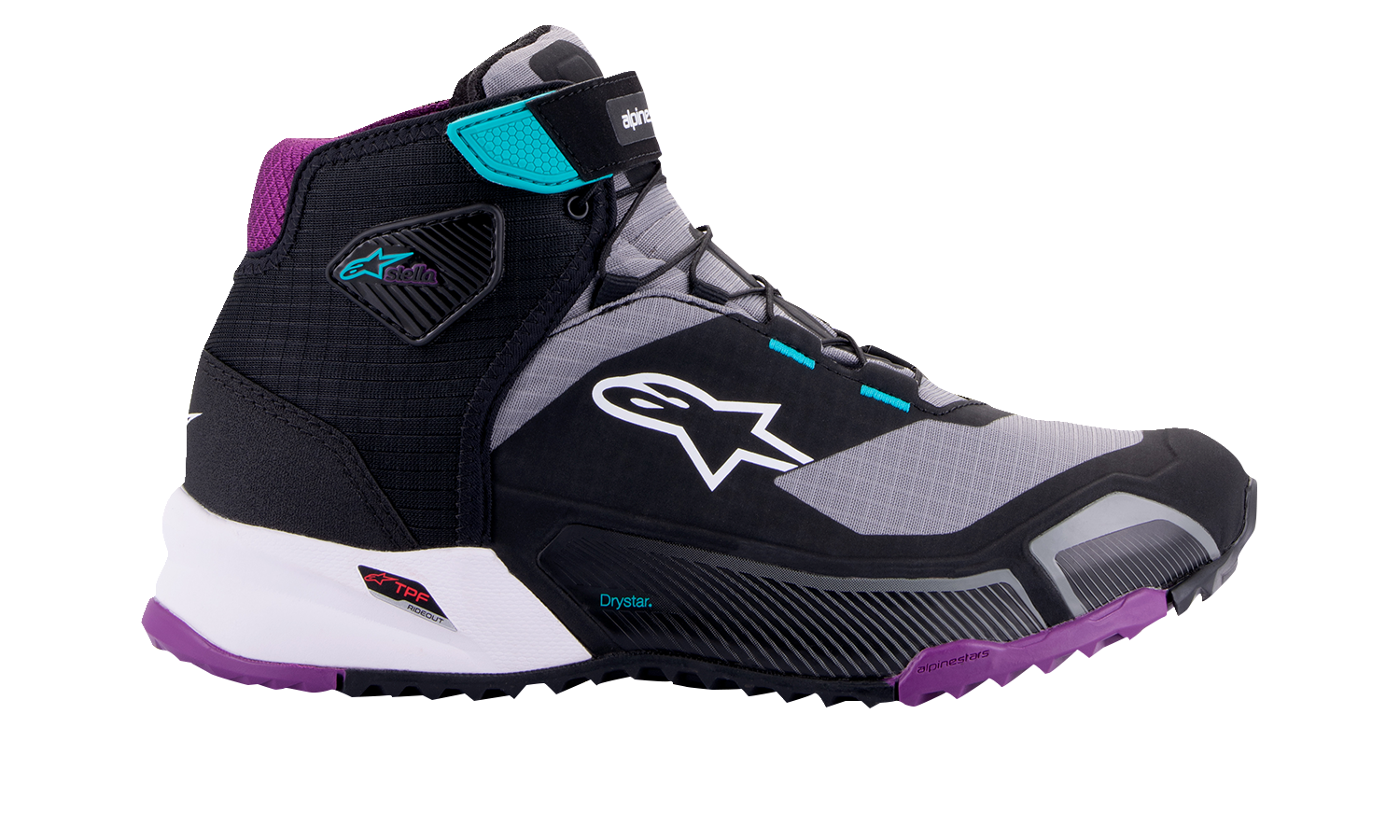 ALPINESTARS, Alpinestars Stella CR-X Drystar® Shoes - Women's Waterproof Motorcycle Shoes with Advanced Protection - US 11