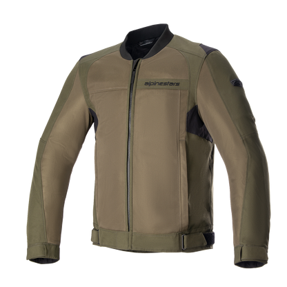 Alpinestars Luc V2 Air Jacket in green, 4XL, featuring Tech-Air® compatibility and advanced safety features for motorcycle riding.