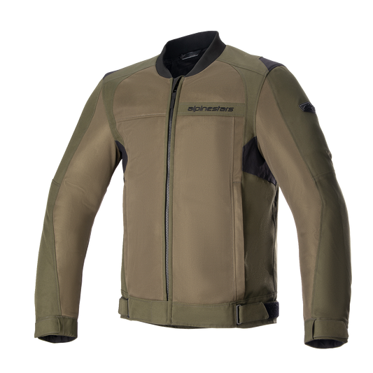 Alpinestars Luc V2 Air Jacket in green, 4XL, featuring Tech-Air® compatibility and advanced safety features for motorcycle riding.