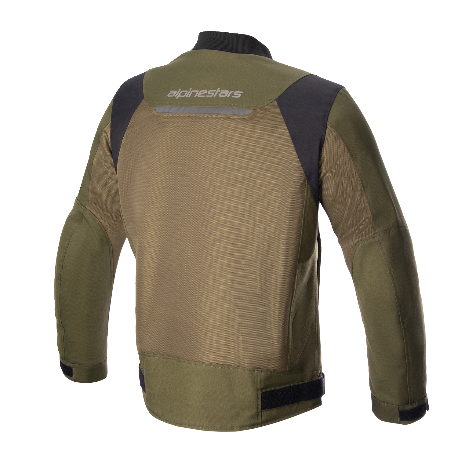 Alpinestars Luc v2 Air jacket in green, small size, featuring lightweight, breathable motorcycle riding gear with protective padding.