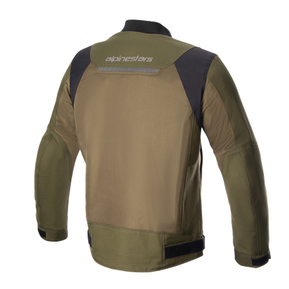 Alpinestars Luc V2 Air motorcycle jacket in green with Tech-Air® compatibility and advanced safety features, 4XL size.