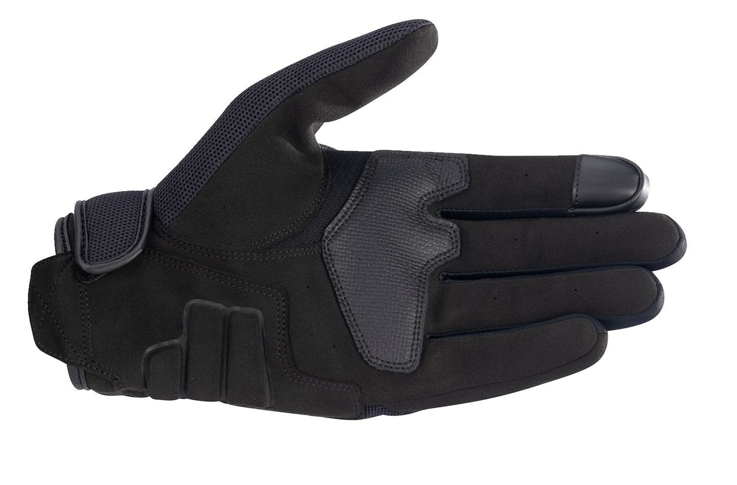 Alpinestars Honda Copper Black Gloves in Medium size with protective design and branding visible in the image.