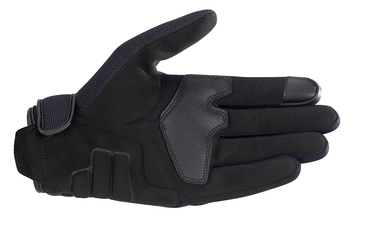 Alpinestars Honda Copper Black Gloves in Medium size with protective design and branding visible in the image.