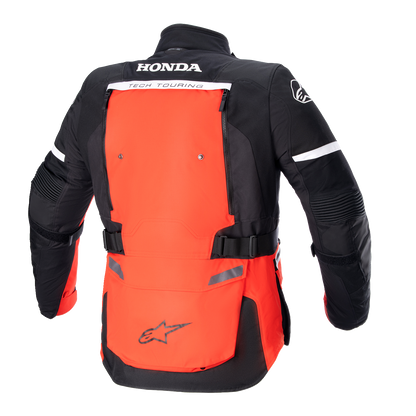 Alpinestars Honda Bogotà Pro Drystar® motorcycle jacket in red and black, size 3XL, with protective armor and lightweight fabric.