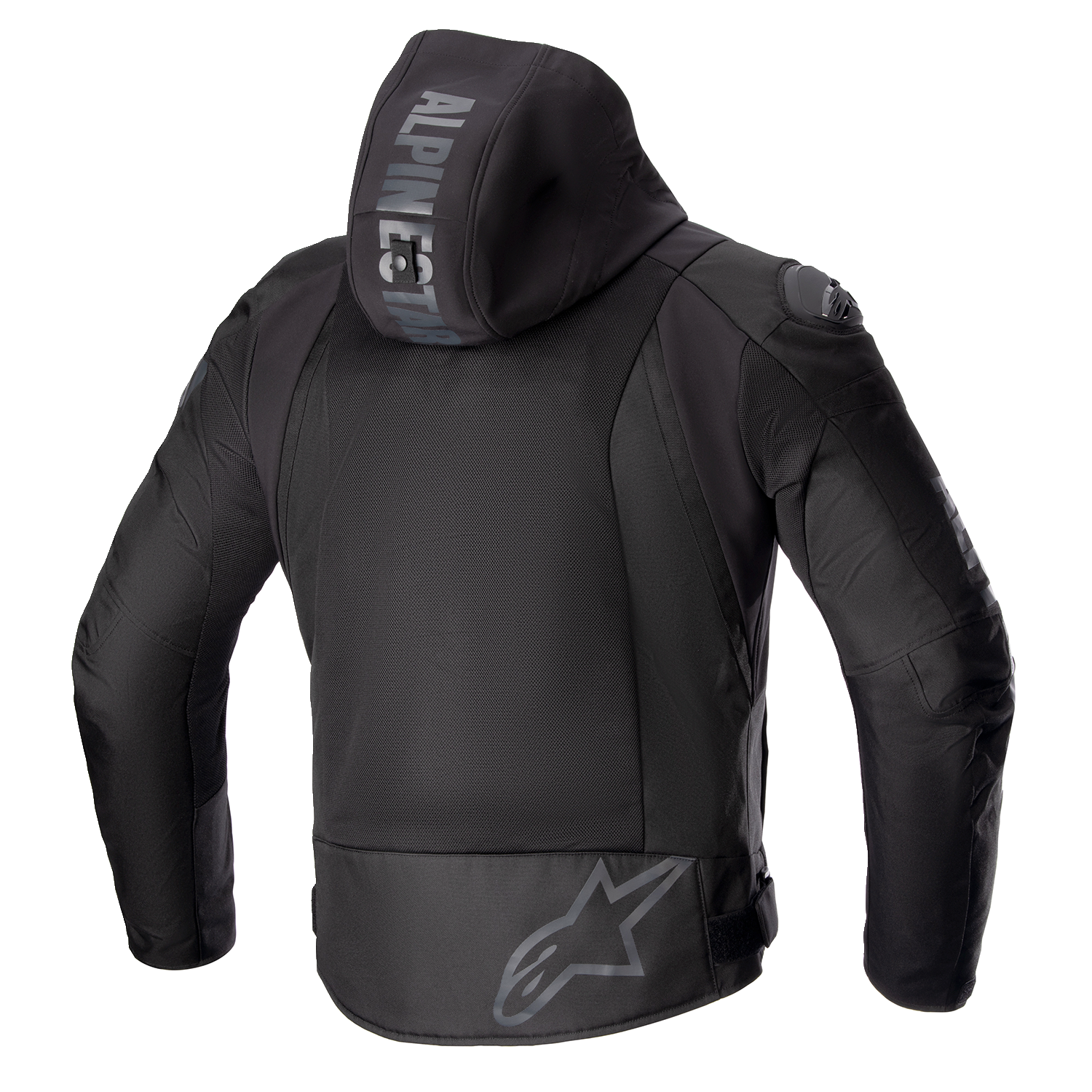Alpinestars Zaca Air Jacket in black, 3XL size, featuring lightweight mesh and protective armor for motorcycle riding.