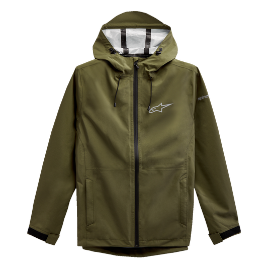 ALPINESTARS, Alpinestars Omni Rain Jacket - Military Green, Medium, 123211010690M